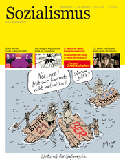 Aktuelle Ausgabe der Zeitung Sozialismus