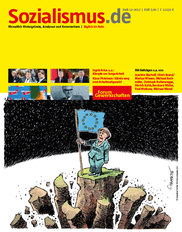 Aktuelle Ausgabe der Zeitung Sozialismus