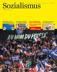 Aktuelle Ausgabe der Zeitung Sozialismus