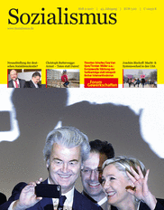 Aktuelle Ausgabe der Zeitung Sozialismus