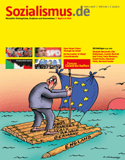 Aktuelle Ausgabe der Zeitung Sozialismus