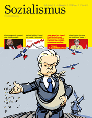 Aktuelle Ausgabe der Zeitung Sozialismus