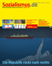 Aktuelle Ausgabe der Zeitung Sozialismus