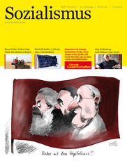 Aktuelle Ausgabe der Zeitung Sozialismus