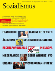 Aktuelle Ausgabe der Zeitung Sozialismus